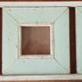 Turquoise Rustic Collage Frame for 5 Photos or Prints Image 3