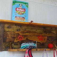 NEW..Rustic Dog Organiser / Station / storage