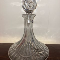 Vintage Edinburgh Crystal Ships Decanter