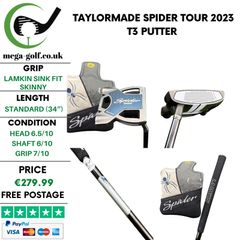 Taylormade Spider Tour 2023 T3 Putter / 34"