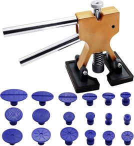 Car Dent Puller Kit with 18 Dent Puller Tabs
