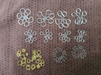 NEW - Set of 90 Elastic Baitbands for Carp fishing in 5 sizes - Carp Tench Bream Roach Feeder Method