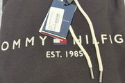 Tommy Hilfiger Black Logo Hoodie Size: 4XL