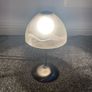 Pair of small glass bedside lamps Image 3