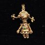 Vintage 9ct ragdoll pendant Image 5
