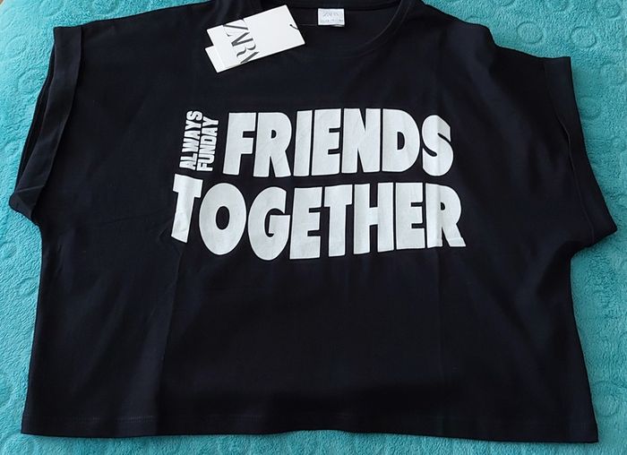 Girls short sleeve top 13/14yrs From ZARA! NEW!
