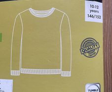 sweatshirt navy colour 10-12 y brand new