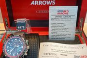 Citizen watch red arrows eco drive solar powered LIMITED EDITION