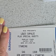 concert lewis Capaldi