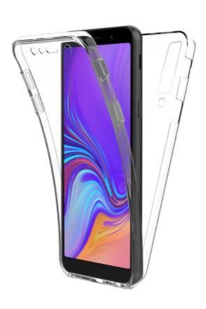 360 Double Silicone Case For Samsung Galaxy A21S A41 A70 S20 Full Cover Body Front & Back Clear Cover FREE POST