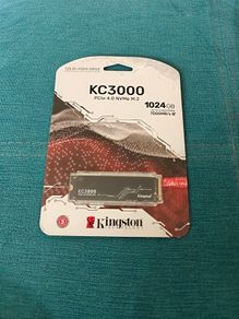 New 1TB Kingston Kc3000 Nvme M.2 Ssd