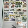 Collection. Green Lighthouse Stamp Stock book full of used stamps.  Over 600 stamps and a number of block. Good thematic of travel inc cars & animals Image 4