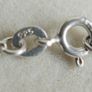 Vintage  Natural Garnet and Sterling Silver 925 Pendant , Necklace length 10" - 8,4g Image 8
