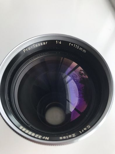 Carl Zeiss Pro-Tessar 1:4 f115 lens