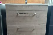 Special Offer Grey Oak 800mm vanity unit