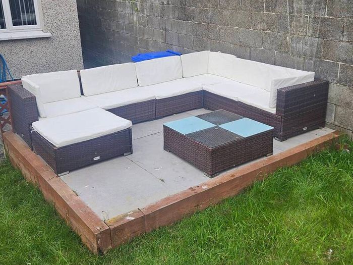 Rattan garden set