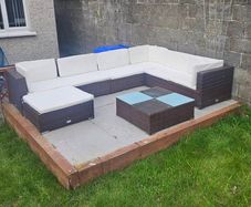 Rattan garden set