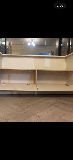 BRAND NEW tv unit cashmere and light oak in colour