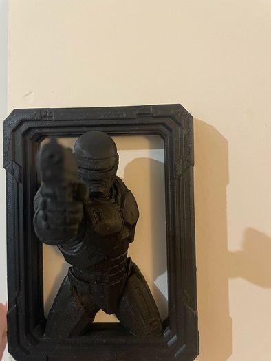 Robocop 3d wall art