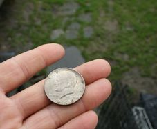 Kennedy Silver half dollar 1969