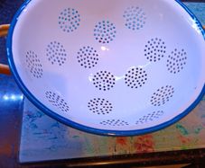 Vintage style colander