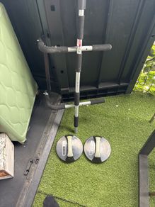 Pull up bar and twistie push up handles want gone asap