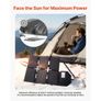 60W Foldable Solar Panel Charger, 16BB N-Type Monocrystalline Solar Panel 24% Efficiency, Lightweight Portable with MC4 Output, Type-C, USB-A & DC Ports for Power Stations Camping Hiking Image 7