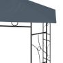 Gazebo 3x3x2.7 m Anthracite 160 g/sq.m Image 4