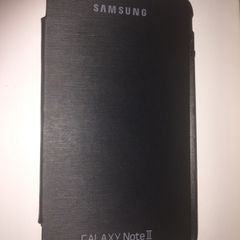Samsung Galaxy NOTE 2 flip Cover Case (Black)