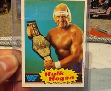 WWF Hulk Hogan #16 Topps 1985 Canadian Rookie Card