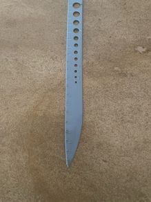 Phildar Knitting Needle Ruler Blue
