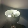 New Table Lamp Twin Bulb Grey lamp Shade,  metal & glass construction Image 2
