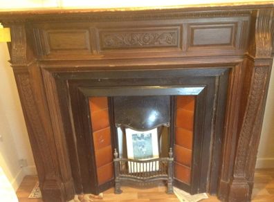 Antique Fireplace vintage
