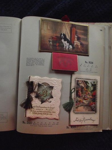 1936 Greeting card and Calendar sample book - The Royal Art Private Christmas Greeting Cards
