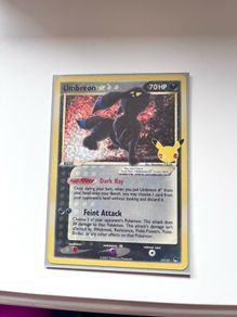 Umbreon Gold Star from the Celebrations Classic