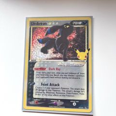 Umbreon Gold Star from the Celebrations Classic