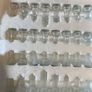 Vintage Glass Chess Set Image 2