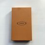 TODS Wallet Leather Foldover  Orange NEW Image 7