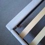 Standard double bed with cream headboard Image 8