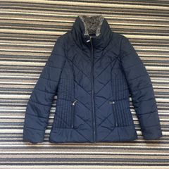 Navy padded jacket size 8