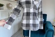 Brand New Black &amp; White Checkered Shirt from Primark  Age UK 11-12 Yrs / EU 152cm