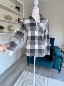Brand New Black & White Checkered Shirt from Primark  Age UK 11-12 Yrs / EU 152cm