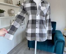 Brand New Black & White Checkered Shirt from Primark  Age UK 11-12 Yrs / EU 152cm