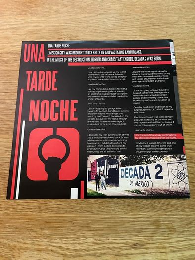 Decada 2 - La Noche Del Atomo - 12" Vinyl LP Compilation - 2021 Reissue Philoxenia Records