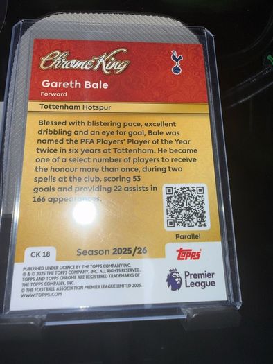 Gareth Bale Emerald Refractor