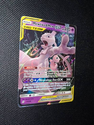 Pokemon Card : Mewtwo&mew gx tagteam