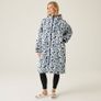 Regatta oversized fleece lined changing dry robe jacket coat size S/M Image 4