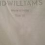 Plus Size V Neck White Cotton Top Image 2
