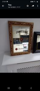 jameson whiskey pub mirror