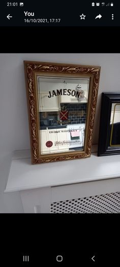 jameson whiskey pub mirror